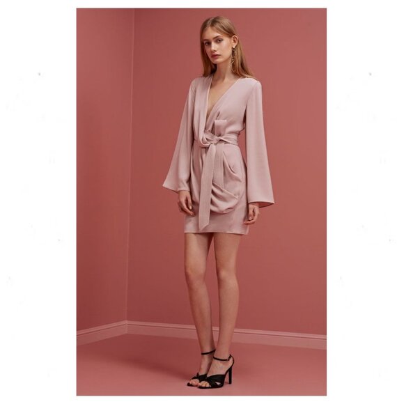 5/$100 SALE - Keepsake The Label No Limits Blush Mini Dress - Picture 1 of 7